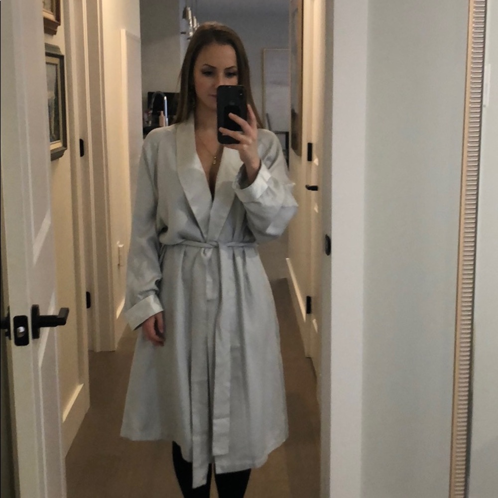 Heavenly 100% Silk Christine Robe housecoat Small